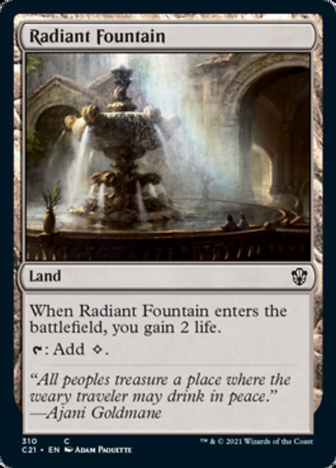 Radiant Fountain [Commander 2021] | Rook's Games and More