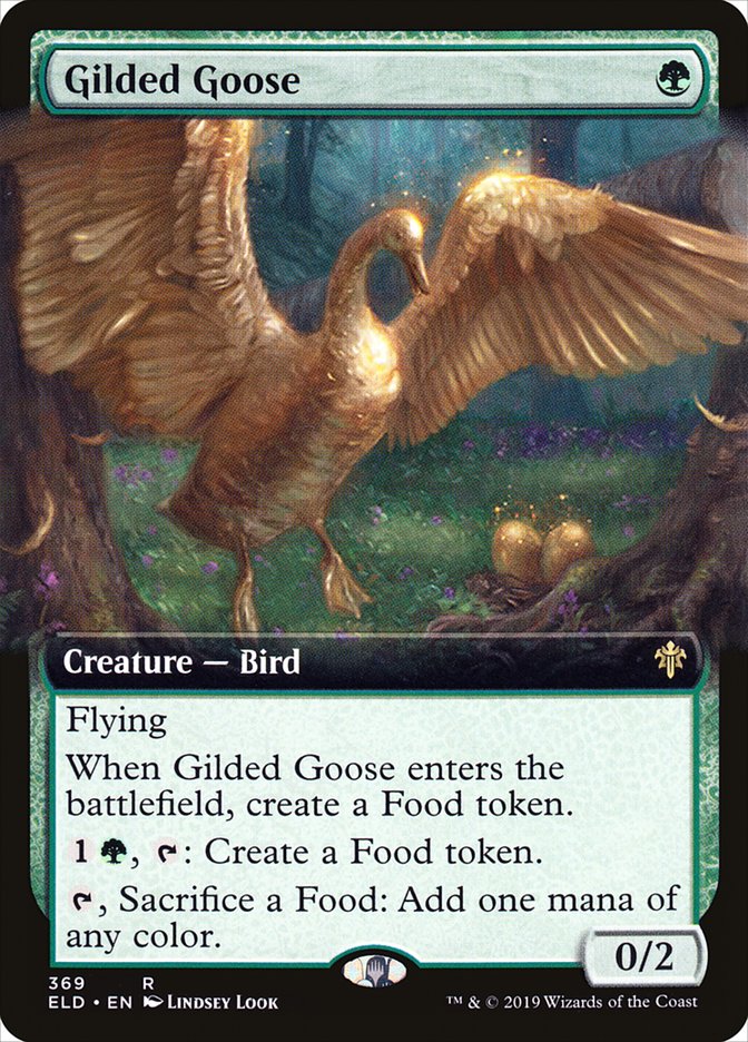 Gilded Goose (Extended Art) [Throne of Eldraine] | Rook's Games and More