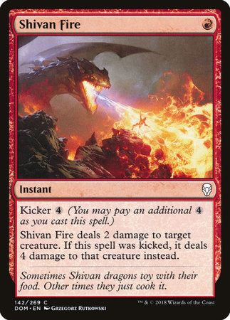 Shivan Fire [Dominaria] | Rook's Games and More