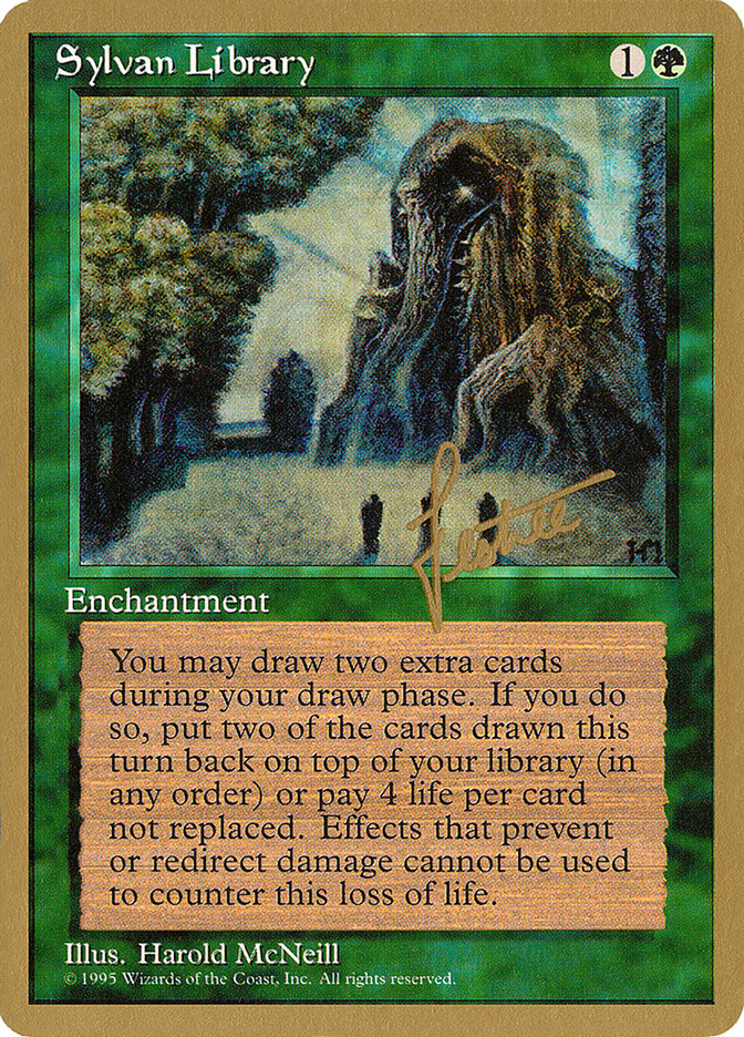 Sylvan Library (Bertrand Lestree) [Pro Tour Collector Set] | Rook's Games and More
