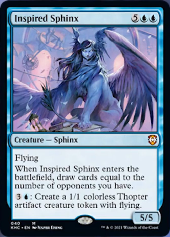 Inspired Sphinx [Kaldheim Commander] | Rook's Games and More