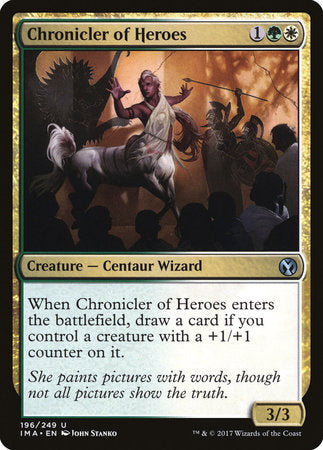 Chronicler of Heroes [Iconic Masters] | Rook's Games and More