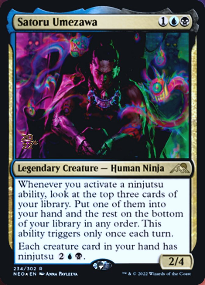 Satoru Umezawa [Kamigawa: Neon Dynasty Prerelease Promos] | Rook's Games and More