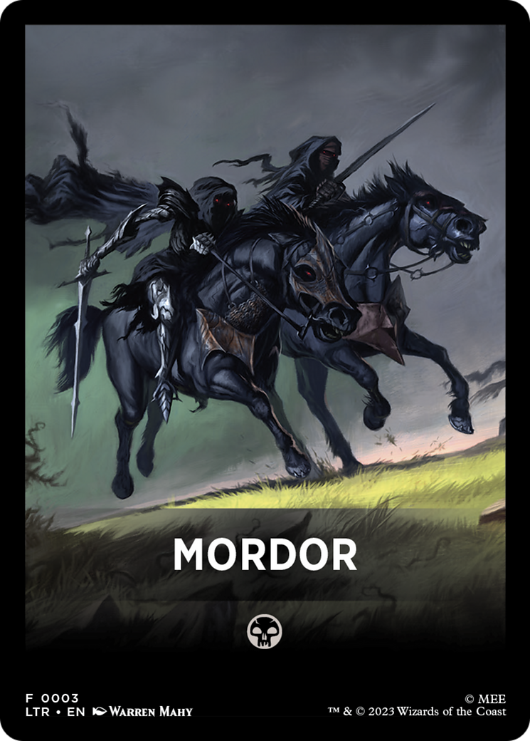 Mordor Theme Card [The Lord of the Rings: Tales of Middle-Earth Tokens] | Rook's Games and More