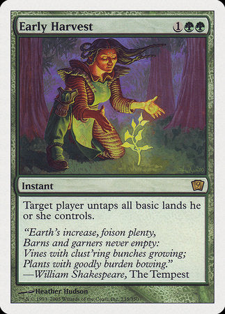 Early Harvest [Ninth Edition] | Rook's Games and More