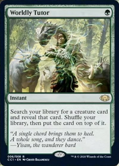 Worldly Tutor [Commander Collection: Green] | Rook's Games and More