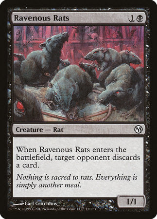 Ravenous Rats [Duels of the Planeswalkers] | Rook's Games and More
