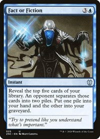 Fact or Fiction [Zendikar Rising Commander] | Rook's Games and More