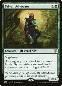 Sylvan Advocate [Zendikar Rising Commander] | Rook's Games and More