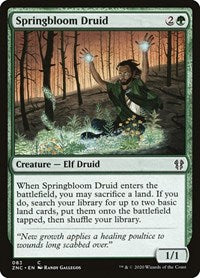 Springbloom Druid [Zendikar Rising Commander] | Rook's Games and More