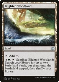 Blighted Woodland [Zendikar Rising Commander] | Rook's Games and More