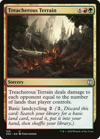 Treacherous Terrain [Zendikar Rising Commander] | Rook's Games and More