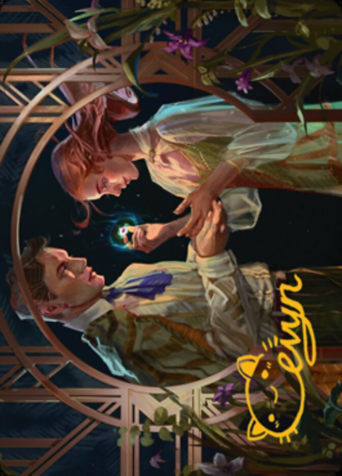 Prosperous Partnership Art Card (Gold-Stamped Signature) [Streets of New Capenna Art Series] | Rook's Games and More