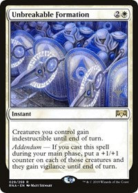 Unbreakable Formation [Ravnica Allegiance Promos] | Rook's Games and More