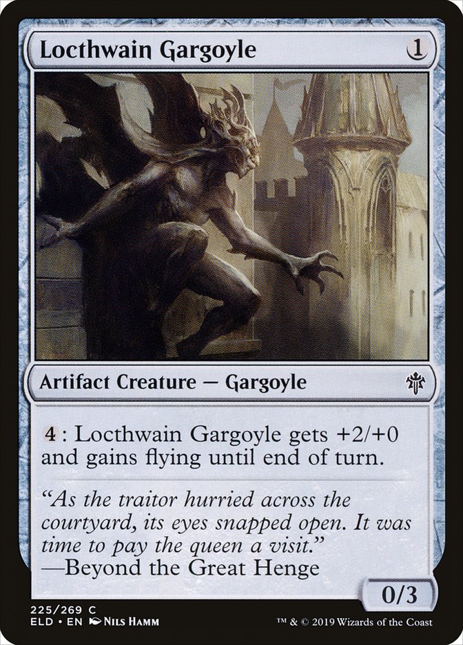 Locthwain Gargoyle [Throne of Eldraine] | Rook's Games and More