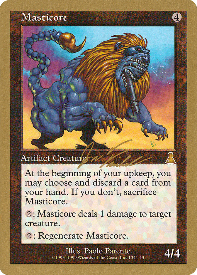 Masticore (Jon Finkel) [World Championship Decks 2000] | Rook's Games and More