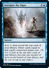 Interpret the Signs [Commander Legends] | Rook's Games and More