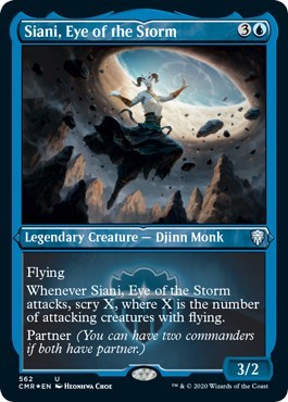 Siani, Eye of the Storm (Foil Etched) [Commander Legends] | Rook's Games and More