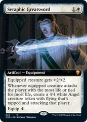 Seraphic Greatsword (Extended Art) [Commander Legends] | Rook's Games and More