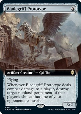 Bladegriff Prototype (Extended Art) [Commander Legends] | Rook's Games and More