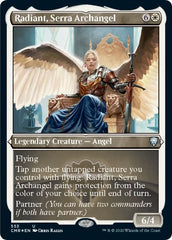 Radiant, Serra Archangel (Foil Etched) [Commander Legends] | Rook's Games and More