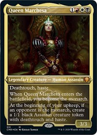 Queen Marchesa (Foil Etched) [Commander Legends] | Rook's Games and More