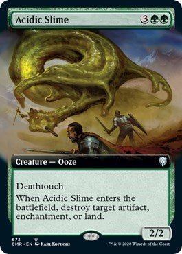 Acidic Slime (Extended Art) [Commander Legends] | Rook's Games and More