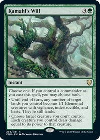Kamahl's Will [Commander Legends] | Rook's Games and More