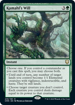 Kamahl's Will [Commander Legends] | Rook's Games and More