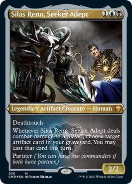 Silas Renn, Seeker Adept (Foil Etched) [Commander Legends] | Rook's Games and More