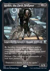 Keskit, the Flesh Sculptor (Foil Etched) [Commander Legends] | Rook's Games and More