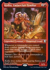 Kediss, Emberclaw Familiar (Foil Etched) [Commander Legends] | Rook's Games and More