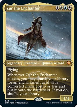 Zur the Enchanter (Foil Etched) [Commander Legends] | Rook's Games and More