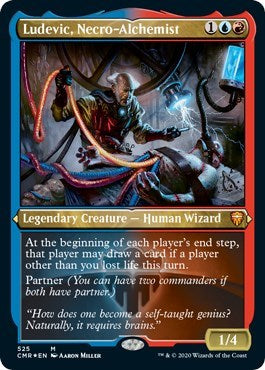 Ludevic, Necro-Alchemist (Foil Etched) [Commander Legends] | Rook's Games and More