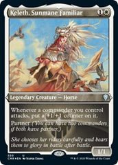 Keleth, Sunmane Familiar (Foil Etched) [Commander Legends] | Rook's Games and More