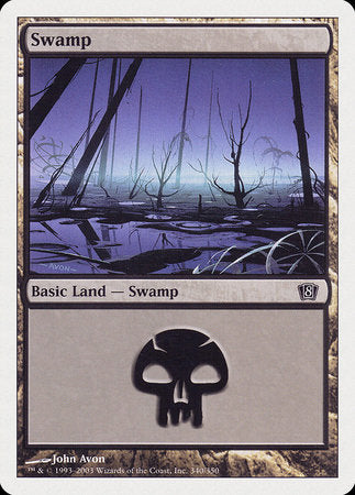 Swamp (340) [Eighth Edition] | Rook's Games and More