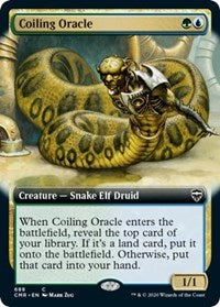 Coiling Oracle (Extended Art) [Commander Legends] | Rook's Games and More