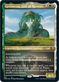 Karametra, God of Harvests (Foil Etched) [Commander Legends] | Rook's Games and More