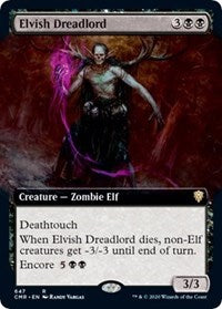Elvish Dreadlord (Extended Art) [Commander Legends] | Rook's Games and More