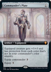 Commander's Plate (Extended Art) [Commander Legends] | Rook's Games and More