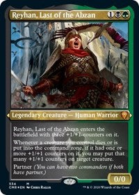 Reyhan, Last of the Abzan (Foil Etched) [Commander Legends] | Rook's Games and More