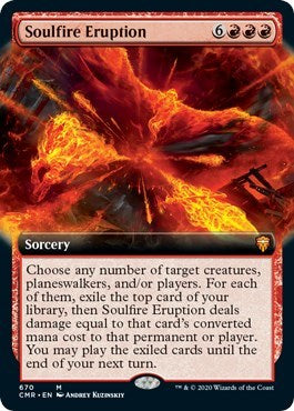 Soulfire Eruption (Extended Art) [Commander Legends] | Rook's Games and More