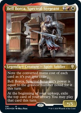 Bell Borca, Spectral Sergeant (Foil Etched) [Commander Legends] | Rook's Games and More