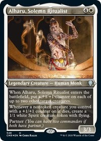 Alharu, Solemn Ritualist (Foil Etched) [Commander Legends] | Rook's Games and More