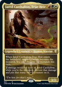 Jared Carthalion, True Heir (Foil Etched) [Commander Legends] | Rook's Games and More