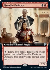Humble Defector (Extended Art) [Commander Legends] | Rook's Games and More