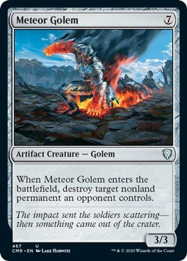 Meteor Golem (467) [Commander Legends] | Rook's Games and More