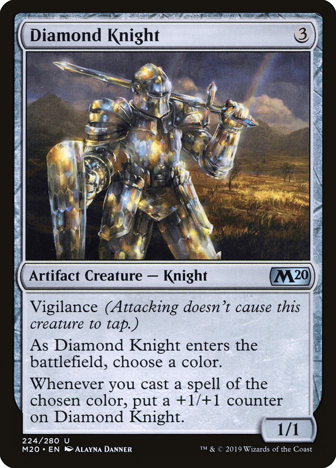 Diamond Knight [Core Set 2020] | Rook's Games and More