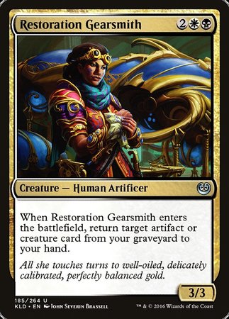 Restoration Gearsmith [Kaladesh] | Rook's Games and More