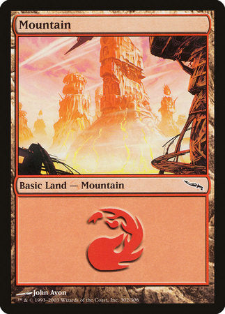 Mountain (302) [Mirrodin] | Rook's Games and More